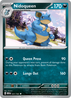 Nidoqueen - pokemon TCG Card