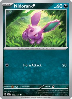 Nidoran♂ - pokemon TCG Card