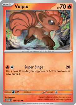 Vulpix - pokemon TCG Card