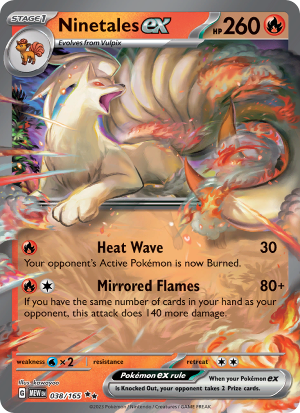 Ninetales ex - Pokémon TCG Card