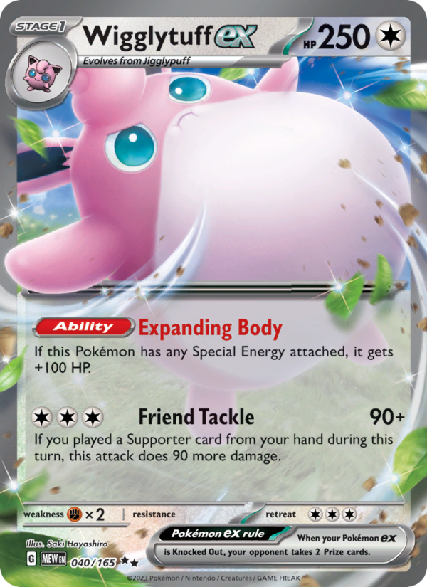 Wigglytuff ex - Pokémon TCG Card