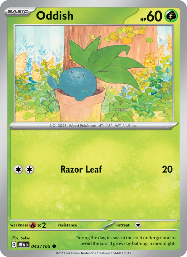 Oddish - Pokémon TCG Card