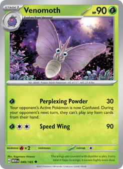 Venomoth - pokemon TCG Card