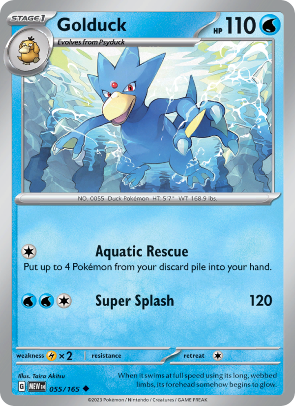 Golduck - Pokémon TCG Card