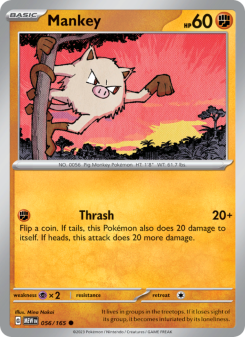 Mankey - pokemon TCG Card