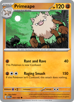 Primeape - pokemon TCG Card