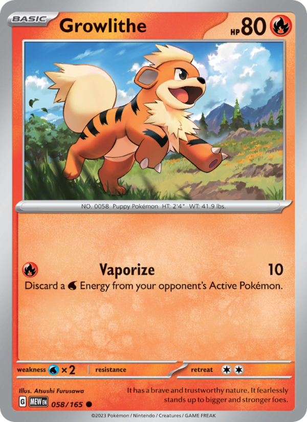 Growlithe - Pokémon TCG Card