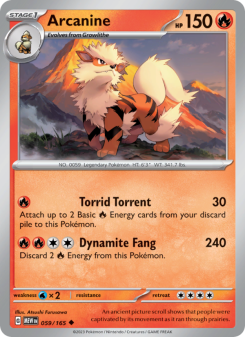 Arcanine - pokemon TCG Card
