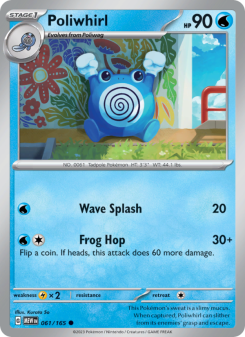 Poliwhirl - pokemon TCG Card
