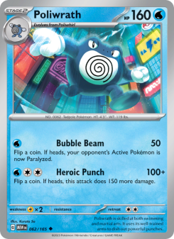 Poliwrath - pokemon TCG Card