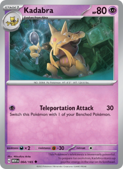 Kadabra - pokemon TCG Card