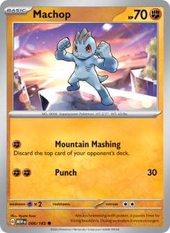 Machop - pokemon TCG Card