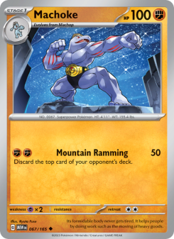 Machoke - pokemon TCG Card