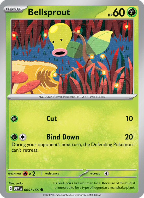 Bellsprout - Pokémon TCG Card