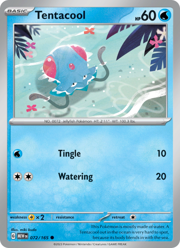 Tentacool - Pokémon TCG Card
