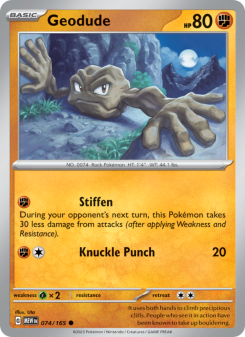 Geodude - pokemon TCG Card