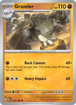 Graveler - pokemon TCG Card