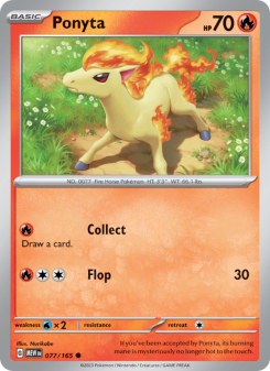 Ponyta - pokemon TCG Card