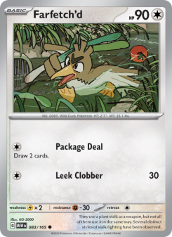 Farfetch'd - pokemon TCG Card