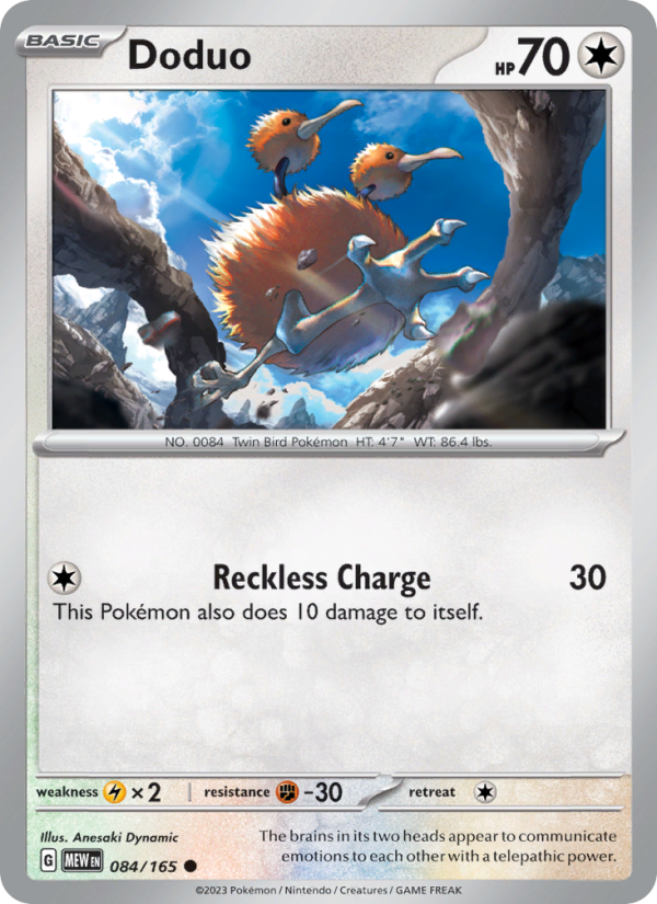 Doduo - Pokémon TCG Card