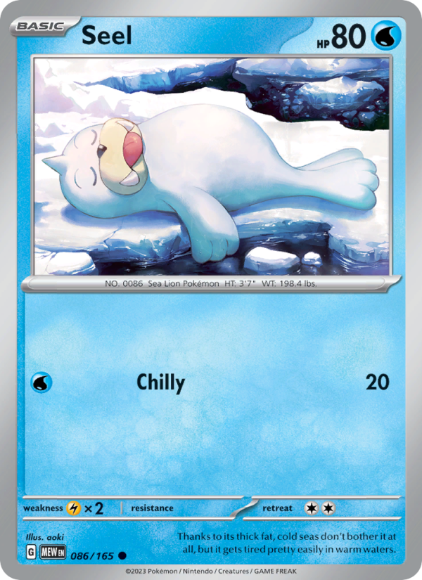 Seel - Pokémon TCG Card