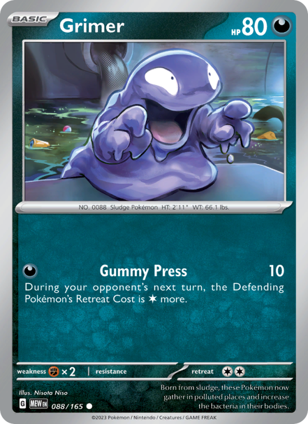 Grimer - Pokémon TCG Card