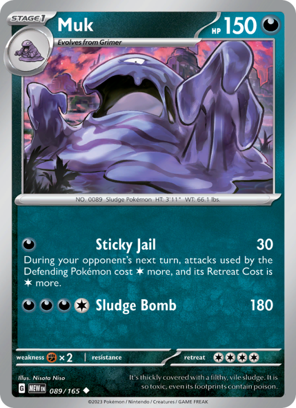 Muk - Pokémon TCG Card