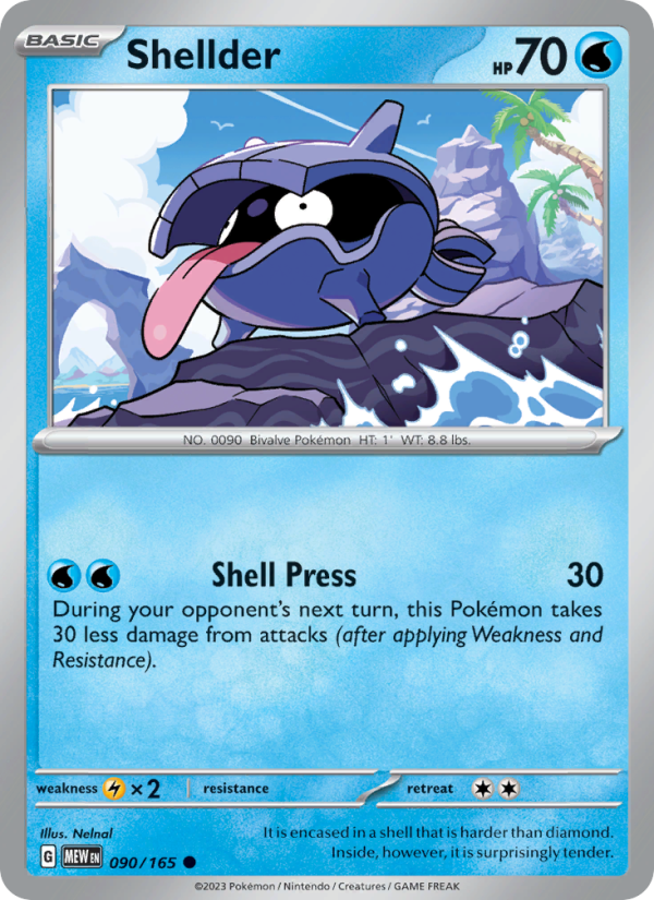 Shellder - Pokémon TCG Card