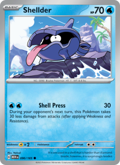 Shellder - pokemon TCG Card