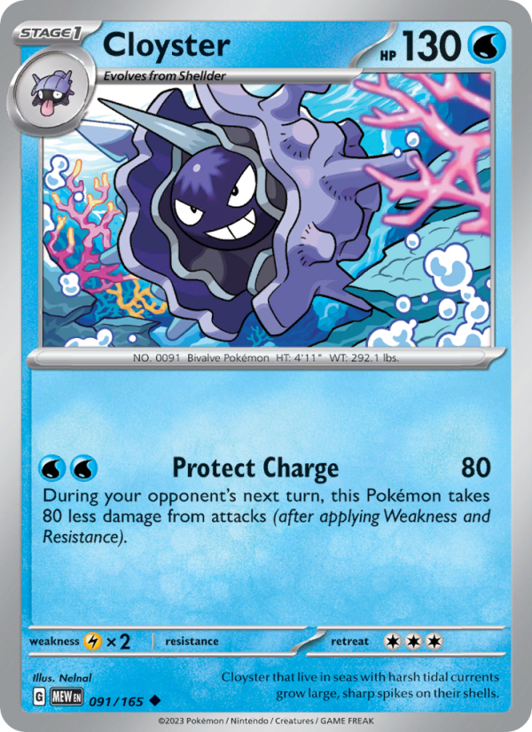 Cloyster - Pokémon TCG Card