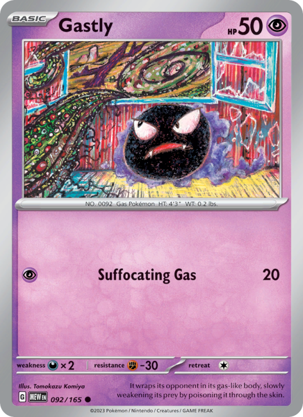 Gastly - Pokémon TCG Card