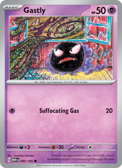 Gastly - pokemon TCG Card