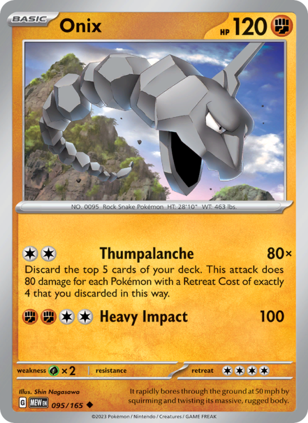 Onix - Pokémon TCG Card