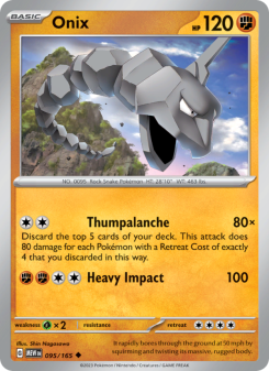 Onix - pokemon TCG Card