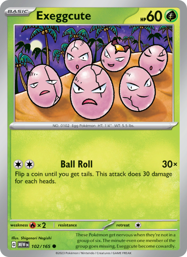 Exeggcute - Pokémon TCG Card