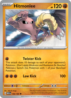 Hitmonlee - pokemon TCG Card
