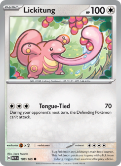 Lickitung - pokemon TCG Card