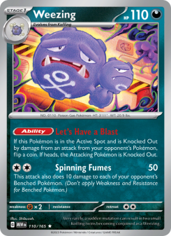 Weezing - pokemon TCG Card