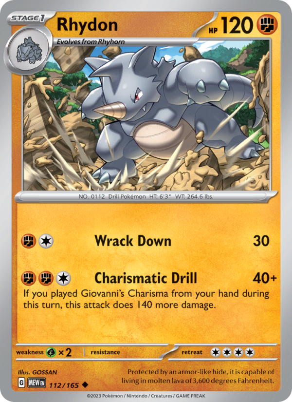 Rhydon - Pokémon TCG Card