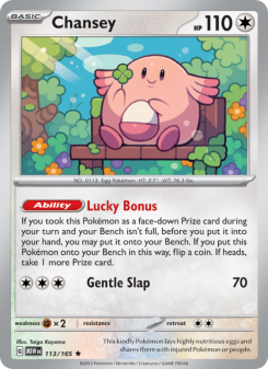 Chansey - pokemon TCG Card