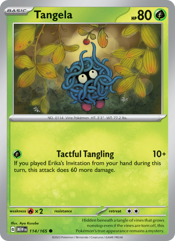 Tangela - Pokémon TCG Card