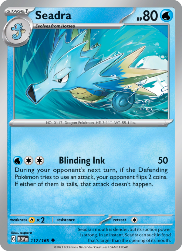 Seadra - Pokémon TCG Card