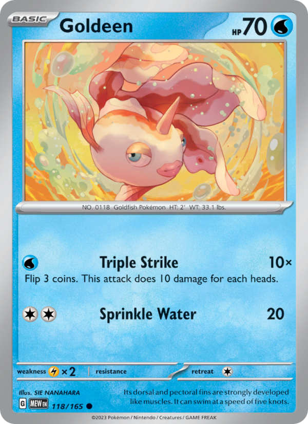 Goldeen - Pokémon TCG Card