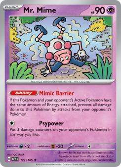 Mr. Mime - pokemon TCG Card