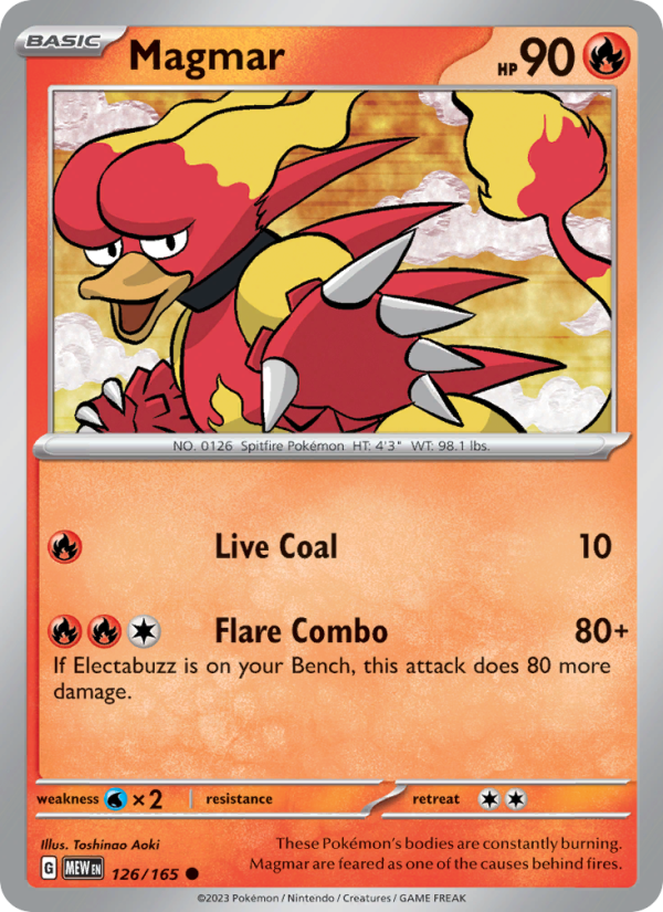 Magmar - Pokémon TCG Card