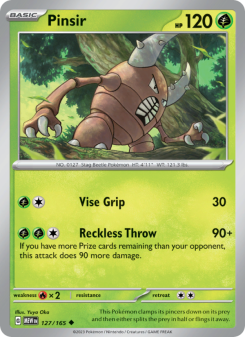 Pinsir - pokemon TCG Card