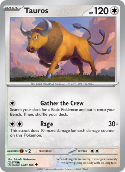 Tauros - pokemon TCG Card
