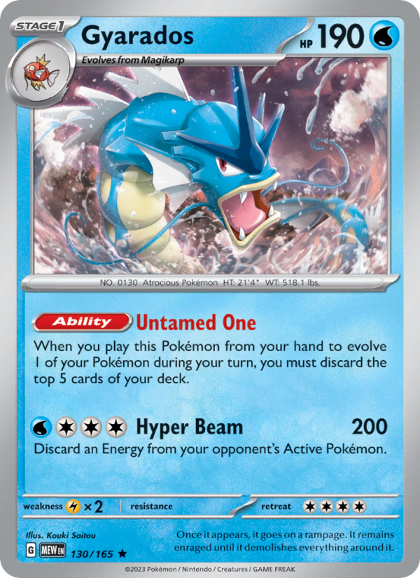 Gyarados - Pokémon TCG Card