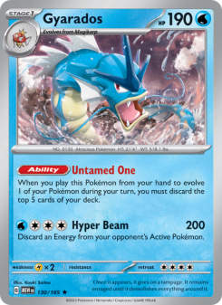 Gyarados - pokemon TCG Card