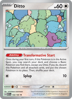 Ditto - pokemon TCG Card